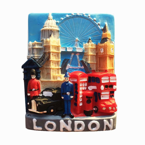 London England UK Fridge Magnet 3D Resin