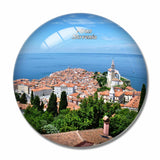 Slovenia Piran 3D Fridge Magnet Crystal Glass