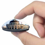 Germany Museum Island Berlin 3D Fridge Magnet Crystal Glass