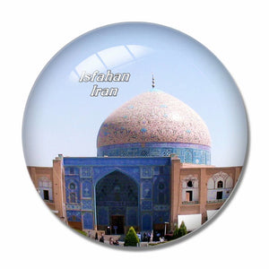 Imam Square Isfahan Iran 3D Fridge Magnet Crystal Glass