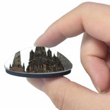 UK England Lichfield Cathedral 3D Fridge Magnet Crystal Glass
