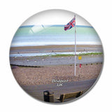 UK England Bridport Beach 3D Fridge Magnet Crystal Glass