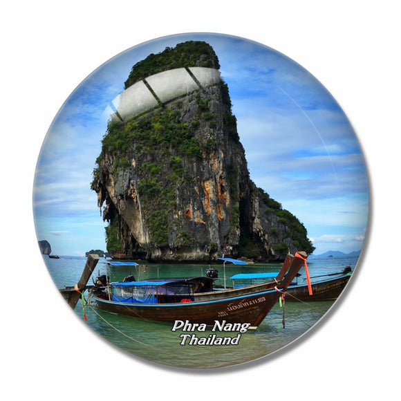 Thailand Phra Nang 3D Fridge Magnet Crystal Glass