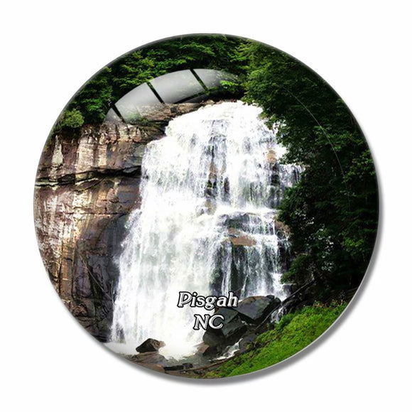 Pisgah Forest North Carolina USA 3D Fridge Magnet Crystal Glass
