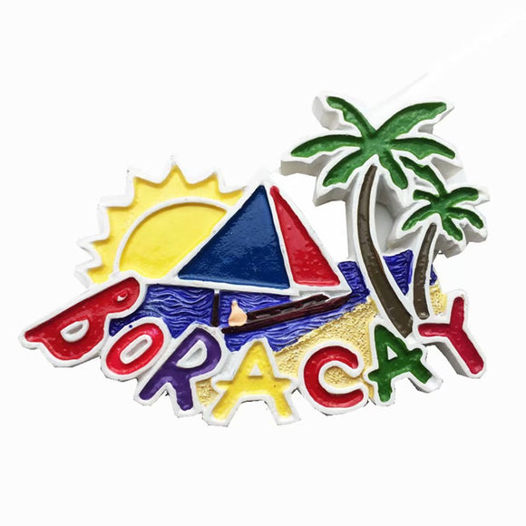 Boracay Philippines Fridge Magnet 3D Resin