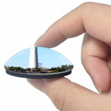 USA America Cape May Lighthouse Beach 3D Fridge Magnet Crystal Glass