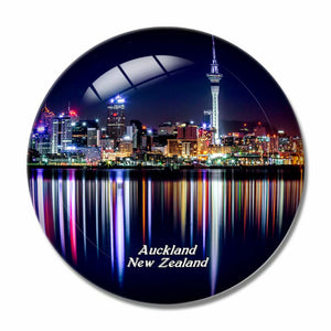 New Zealand Sky Tower Auckland 3D Fridge Magnet Crystal Glass