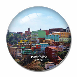 Chile Pablo Neruda's House Valparaiso 3D Fridge Magnet Crystal Glass