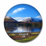 UK England Derwent Lake Keswick 3D Fridge Magnet Crystal Glass