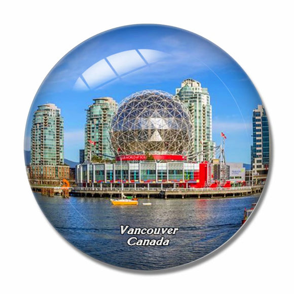 Canada Vancouver 3D Fridge Magnet Crystal Glass