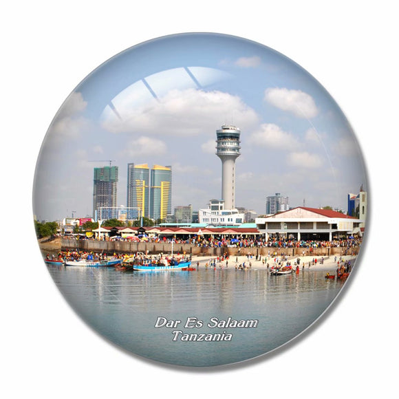 Tanzania Dar Es Salaam 3D Fridge Magnet Crystal Glass