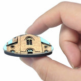 Cathedral Asmara Eritrea 3D Fridge Magnet Crystal Glass