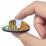 Holland New Cathedral 3D Fridge Magnet Crystal Glass