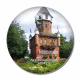 USA America New Braunfels Park 3D Fridge Magnet Crystal Glass