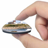 America USA Lighthouse New England 3D Fridge Magnet Crystal Glass