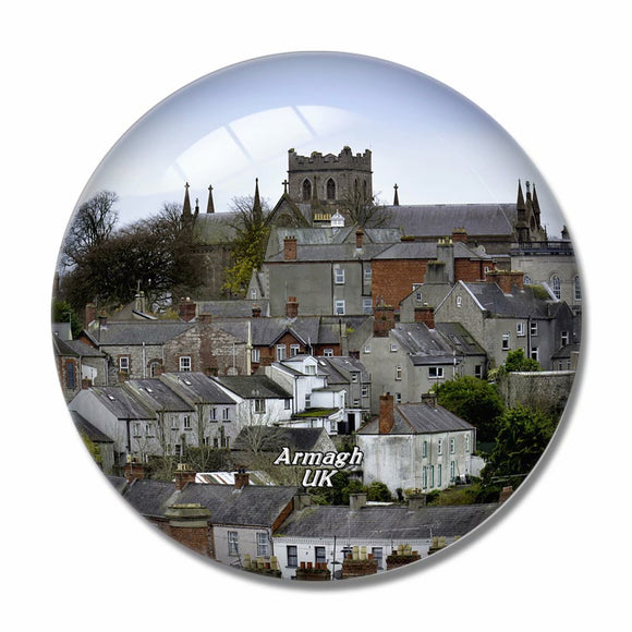 UK England Armagh Church of Ireland 3D Fridge Magnet Crystal Glass