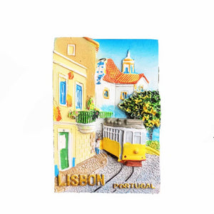 Tram Lisbon Portugal Fridge Magnet 3D Resin