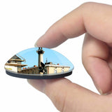 Lviv Ukraine 3D Fridge Magnet Crystal Glass