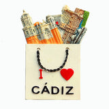 Cadiz Spain Fridge Magnet 3D Resin