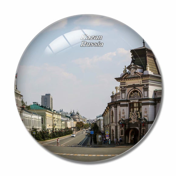 Russia Kazan Tatarstan 3D Fridge Magnet Crystal Glass