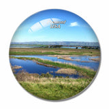 USA America Fremont Park 3D Fridge Magnet Crystal Glass