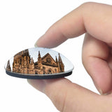 France Cathedral Mulhouse 3D Fridge Magnet Crystal Glass