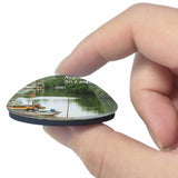 Sri Lanka Negombo Lagoon 3D Fridge Magnet Crystal Glass