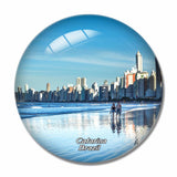 Brazil Santa Catarina 3D Fridge Magnet Crystal Glass