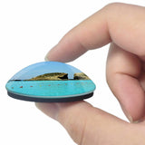 Malta Blue Lagoon Comino 3D Fridge Magnet Crystal Glass