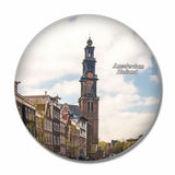 Holland Cathedral Amsterdam 3D Fridge Magnet Crystal Glass