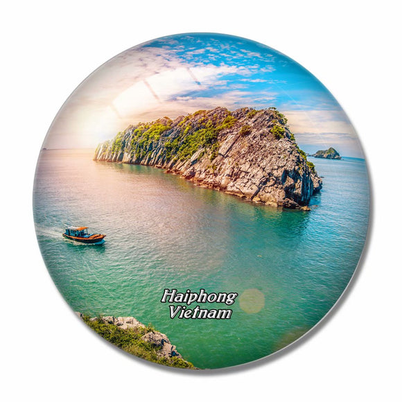 Vietnam Cat Ba National Park Haiphong 3D Fridge Magnet Crystal Glass