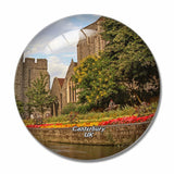 UK England Canterbury Westgate Gardens 3D Fridge Magnet Crystal Glass