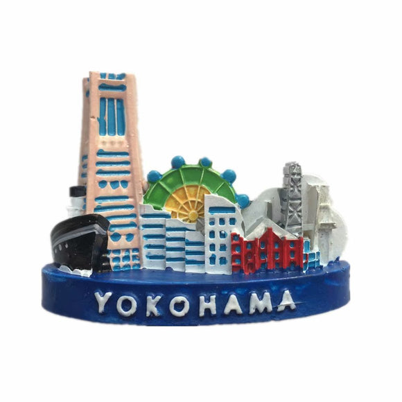 Yokohama USA America Fridge Magnet 3D Resin