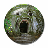 Italy Viterbo Mouth Truth 3D Fridge Magnet Crystal Glass