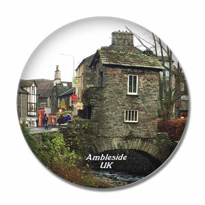 UK England Ambleside 3D Fridge Magnet Crystal Glass