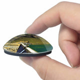Chaglla Hydropower Station Peru 3D Fridge Magnet Crystal Glass