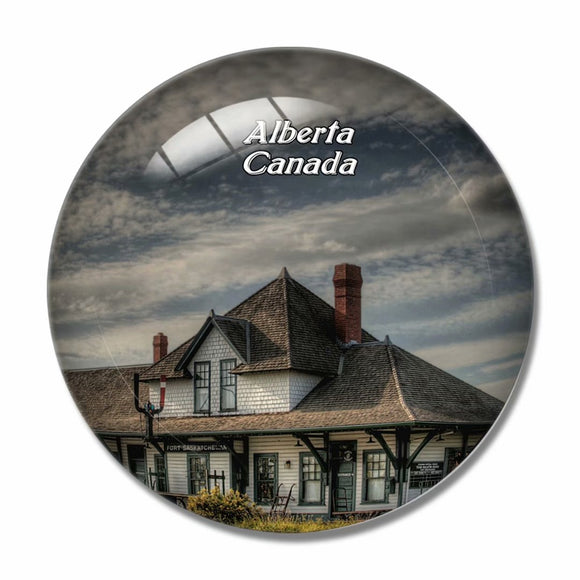 Canada Fort Saskatchewan Alberta 3D Fridge Magnet Crystal Glass