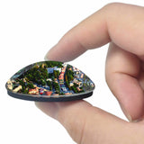 San Marino 3D Fridge Magnet Crystal Glass