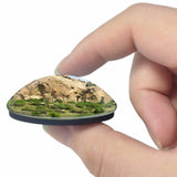 USA America Billings Pictograph Cave State Park 3D Fridge Magnet Crystal Glass