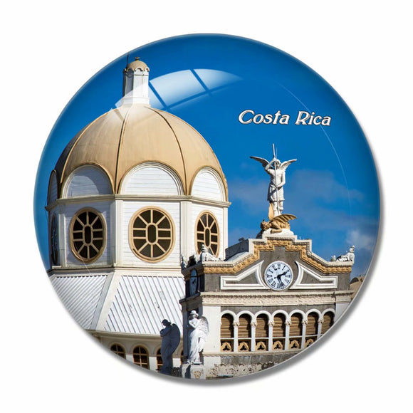 Costa Rica Church 3D Fridge Magnet Crystal Glass