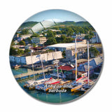 St. John's Antigua and barbuda 3D Fridge Magnet Crystal Glass