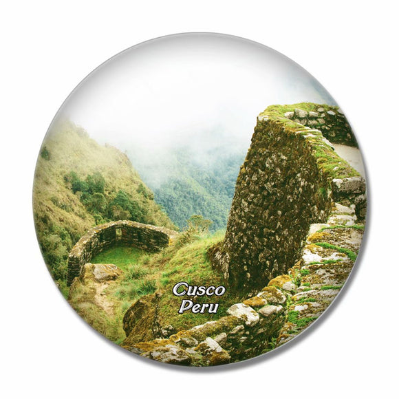 Machu Picchu Cusco Peru 3D Fridge Magnet Crystal Glass