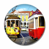 Portugal Tram Lisbon 3D Fridge Magnet Crystal Glass