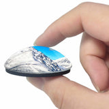 Slovakia Tatry Snow 3D Fridge Magnet Crystal Glass