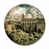 Italy Viterbo Latium Castle 3D Fridge Magnet Crystal Glass