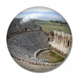 Turkey Hierapolis Pamukkale - Èn’ì.png 3D Fridge Magnet Crystal Glass