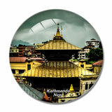 Pashupatinath Temple Kathmandu Nepal 3D Fridge Magnet Crystal Glass