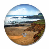 UK England Bude Crooklets Beach 3D Fridge Magnet Crystal Glass