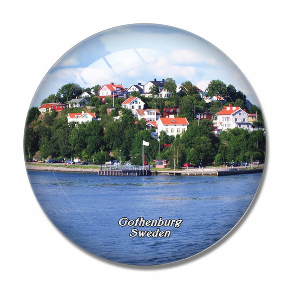 Sweden Southern Goteborg Archipelago Gothenburg 3D Fridge Magnet Crystal Glass