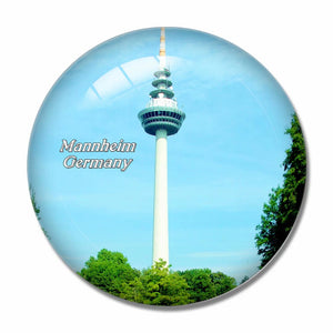 Germany Luisenpark Mannheim 3D Fridge Magnet Crystal Glass